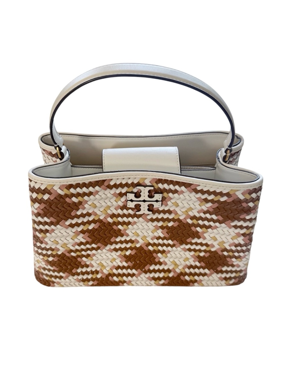 Tory Burch Britten Woven Satchel